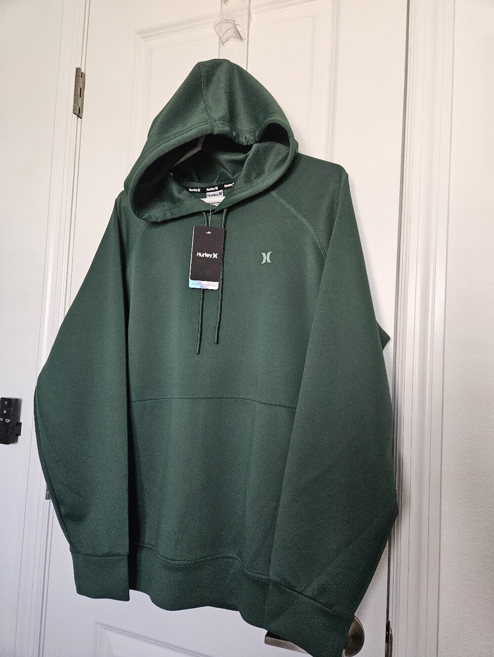 NWT Hurley Men's Active Exist Icon Scuba Hoodie Green Size Medium